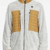 Fleece * | Billabong A/Div Glacier Mock Neck Zip-Up Jacket Black