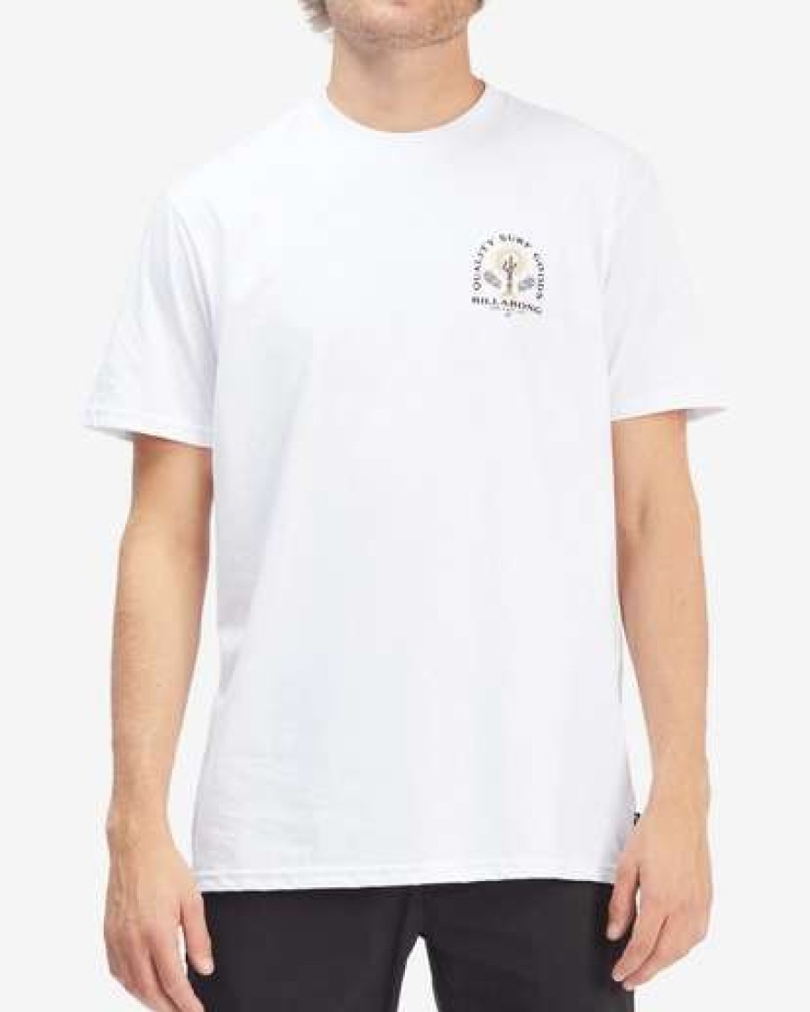 Tees * | Billabong Quality Goods Short Sleeve T-Shirt White White (Wht)