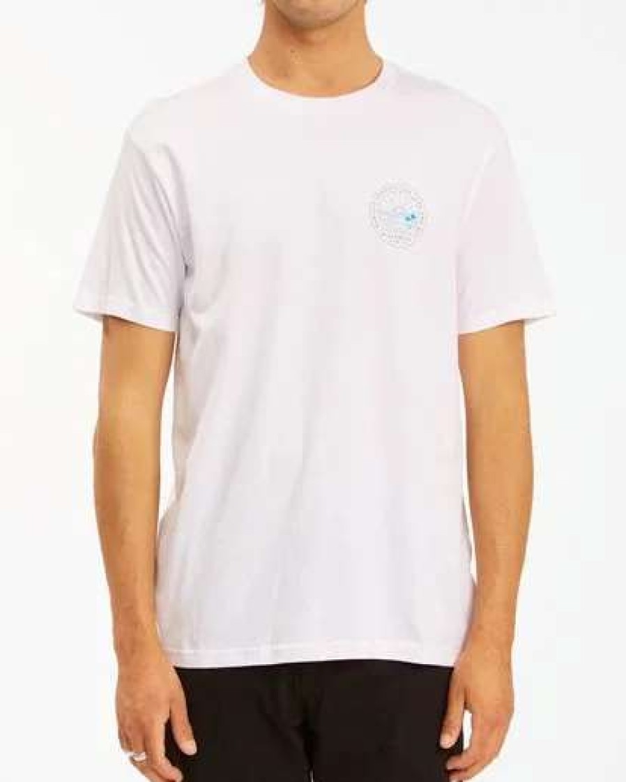 Tees * | Billabong A/Div Scenery Short Sleeve T-Shirt White White (Wht)