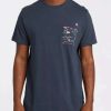 Tees * | Billabong Team Pocket Short Sleeve T-Shirt Navy Navy (Nvy)