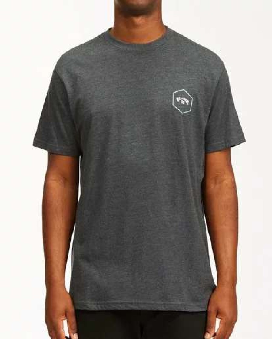 Tees * | Billabong Access Short Sleeve T-Shirt Indigo Heather