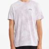 Tees * | Billabong Arch Patch Tie-Dye Short Sleeve T-Shirt Light Lavender