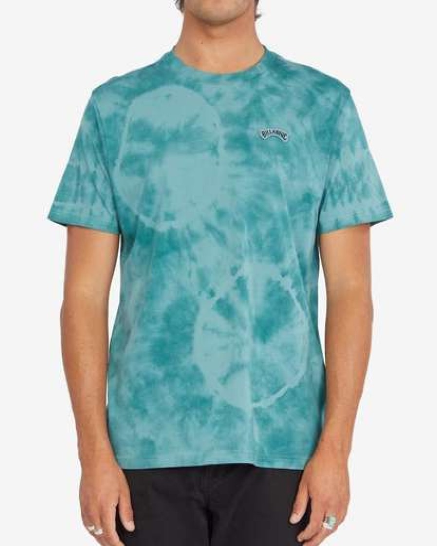 Tees * | Billabong Arch Patch Tie-Dye Short Sleeve T-Shirt Light Lavender