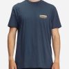 Tees * | Billabong Walled Short Sleeve T-Shirt Navy