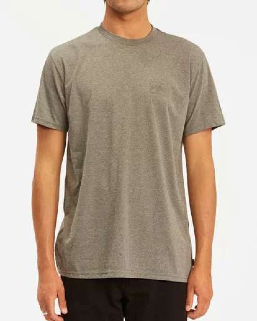 Tees * | Billabong A/Div Performance Uv Short Sleeve T-Shirt Dark Grey Heather