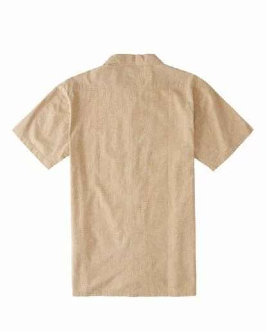 Clothing * | Billabong Vacay All Day Short Sleeve Shirt Tobacco Tobacco (Tob)