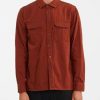 Shirts * | Billabong Offshore Solid Flannel Shirt Dark Seagreen