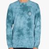 Tees * | Billabong Worshipper Tie-Dye Long Sleeve T-Shirt Marine Marine (Mre)