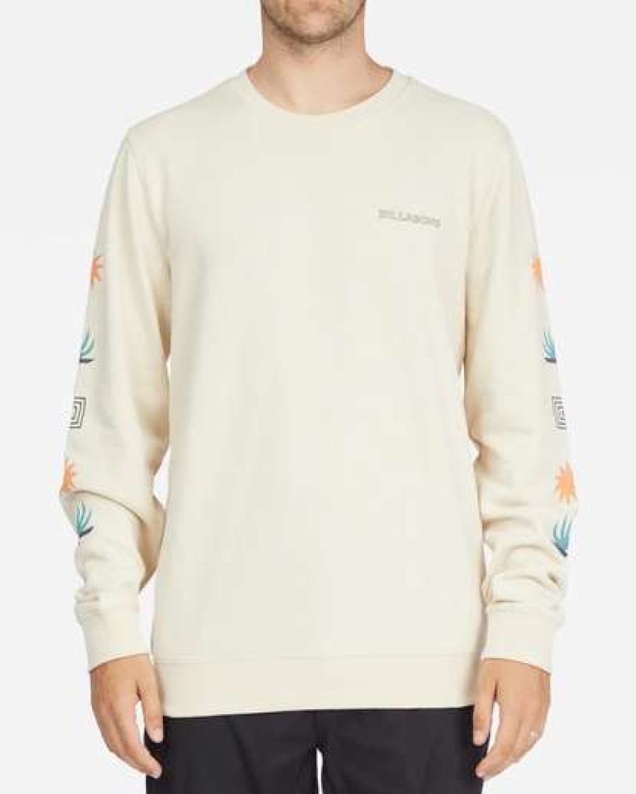 Hoodies & Fleece * | Billabong Stack Crewneck Sweatshirt Chino Chino (Chi)