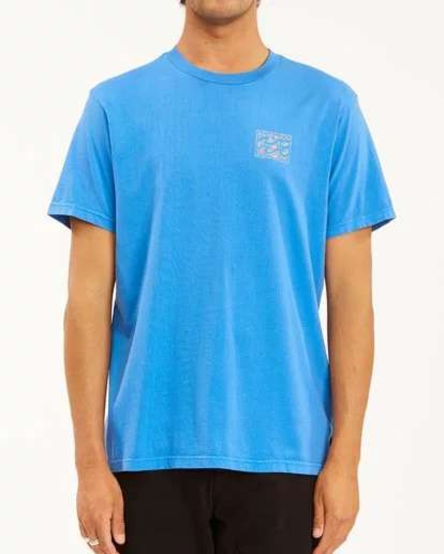 Tees * | Billabong Crayon Wave Washed Short Sleeve T-Shirt Light Lavender