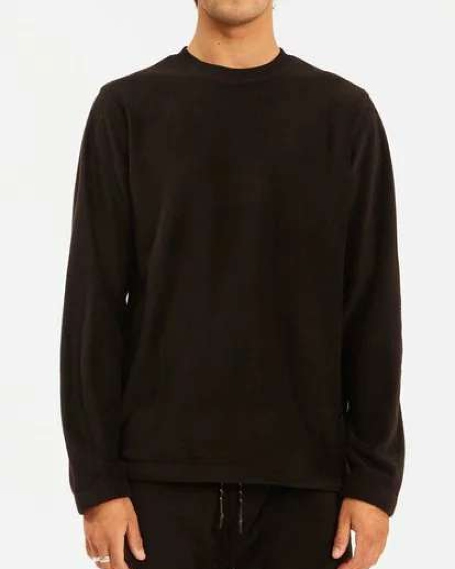 Hoodies & Fleece * | Billabong A/Div Furnace Crew Pullover Fleece Black