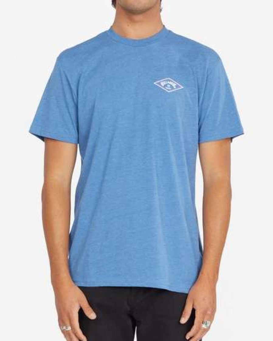 Tees * | Billabong Diamond Arch Short Sleeve T-Shirt Royal Heather