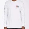 Tees * | Billabong A/Div Eyesolation Long Sleeve T-Shirt White