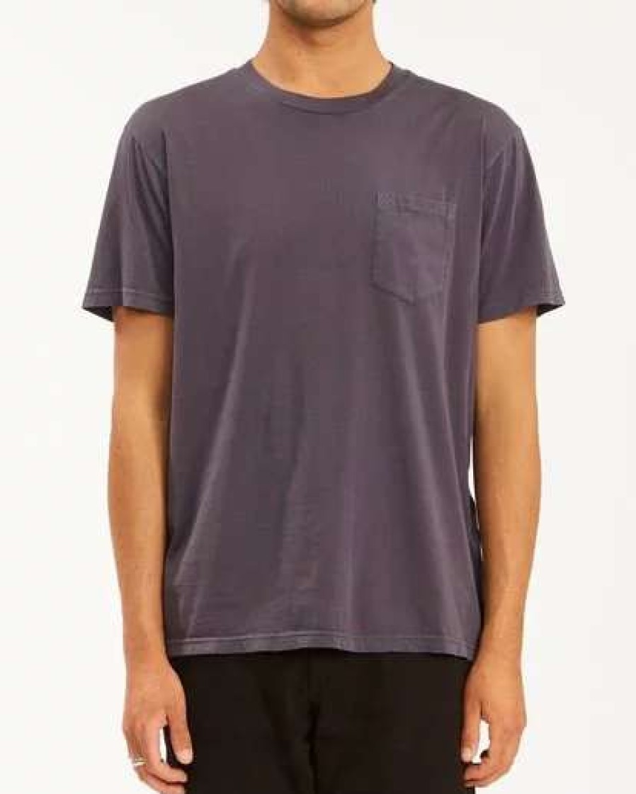 Tees * | Billabong Essential Pocket Wave Washed T-Shirt Pacific