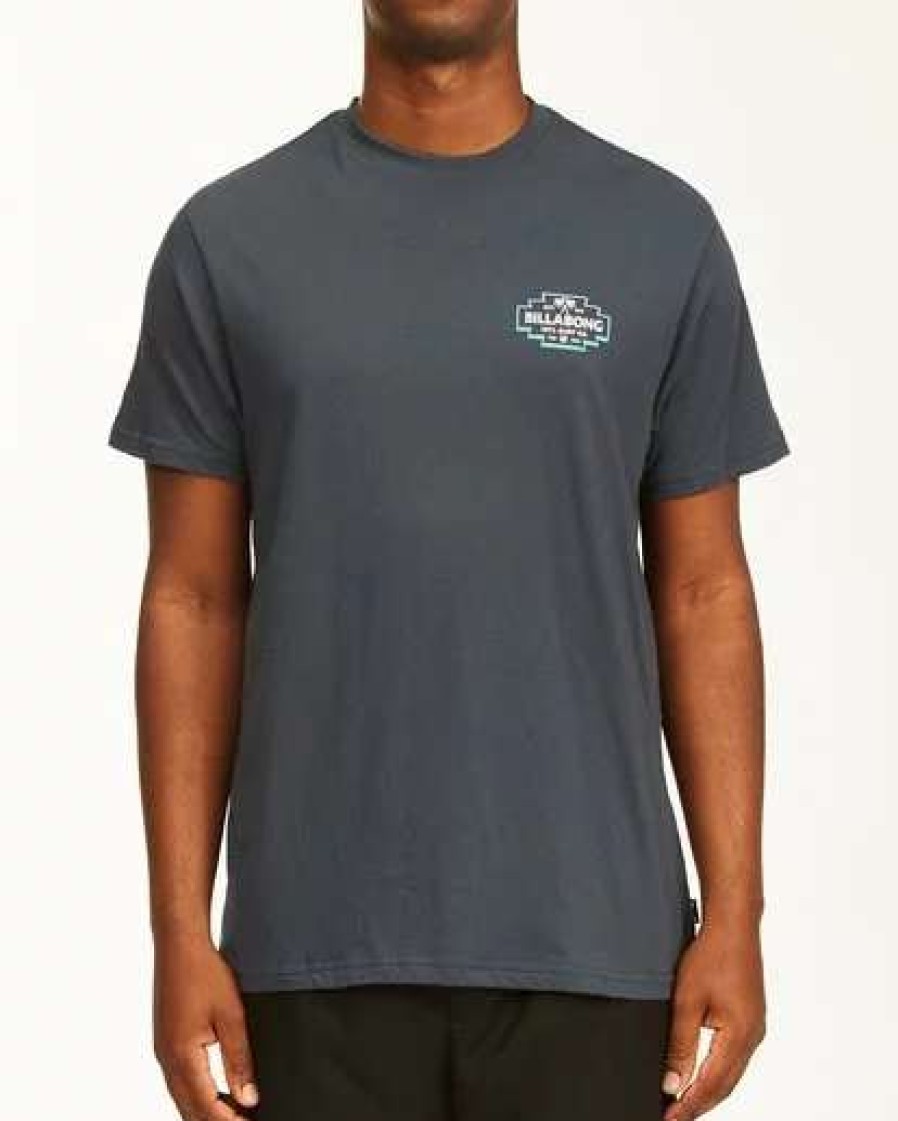 Tees * | Billabong Hacienda Short Sleeve T-Shirt Navy