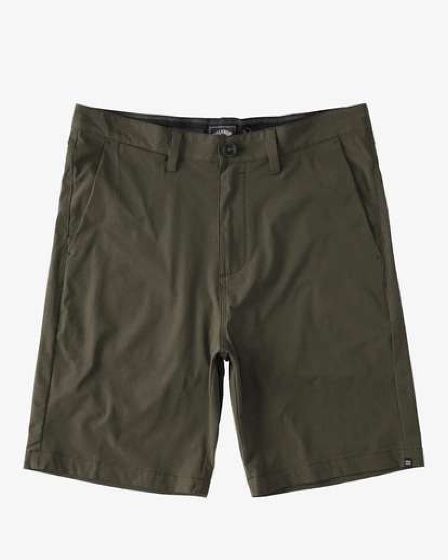 Shorts * | Billabong A/Div Surftrek Heather Short 20 Khaki Heather