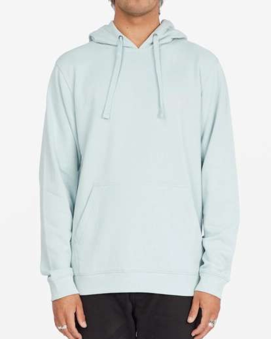 Hoodies & Fleece * | Billabong Tropics Pullover Hoodie Powder Blue Powder Blue (Pow)