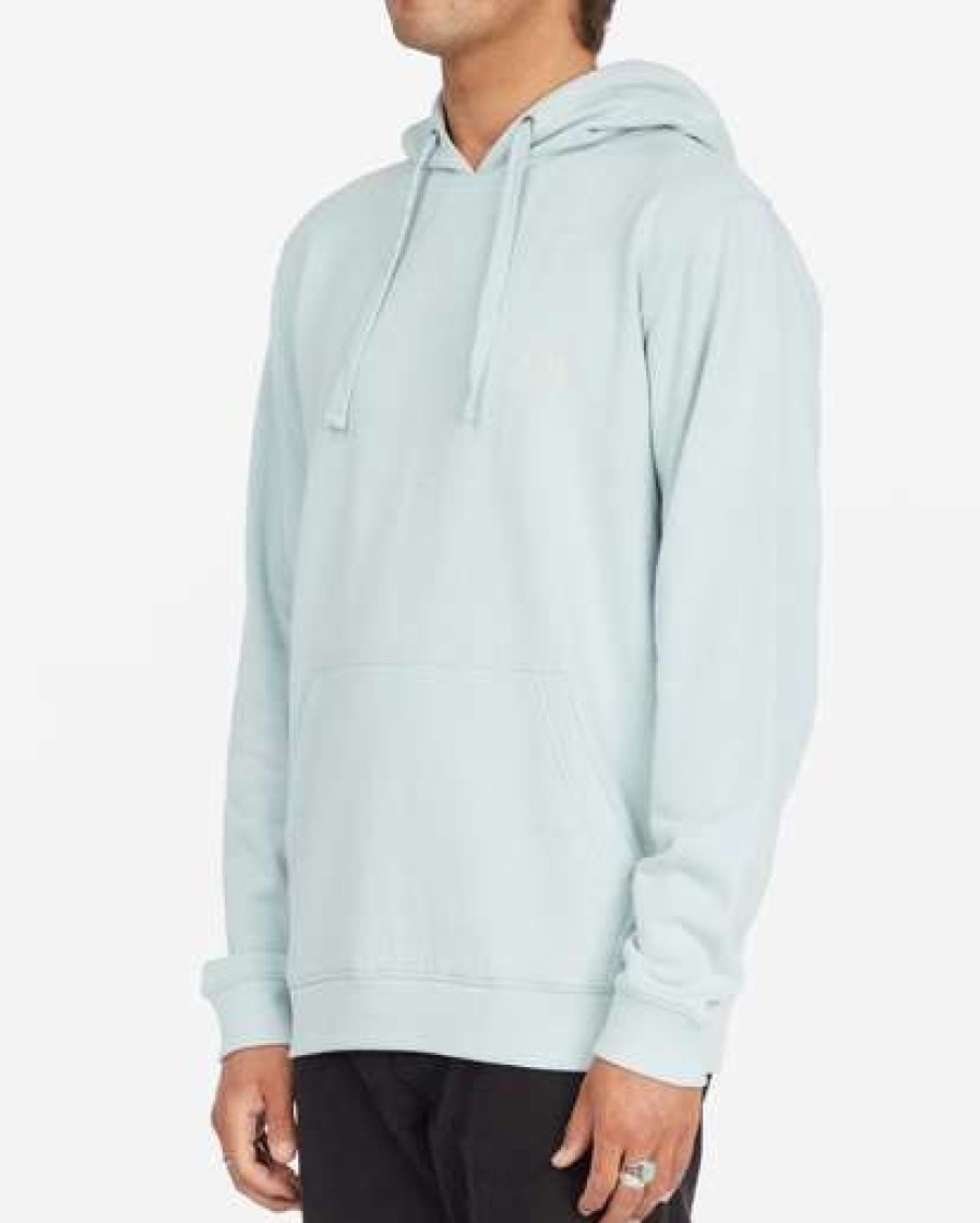 Hoodies & Fleece * | Billabong Tropics Pullover Hoodie Powder Blue Powder Blue (Pow)