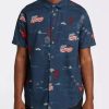 Shirts * | Billabong Sundays July Short Sleeve Shirt Navy