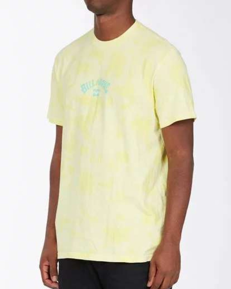 Tees * | Billabong Arch Wave Tie Dye T-Shirt Beeswax Beeswax (Bwx)