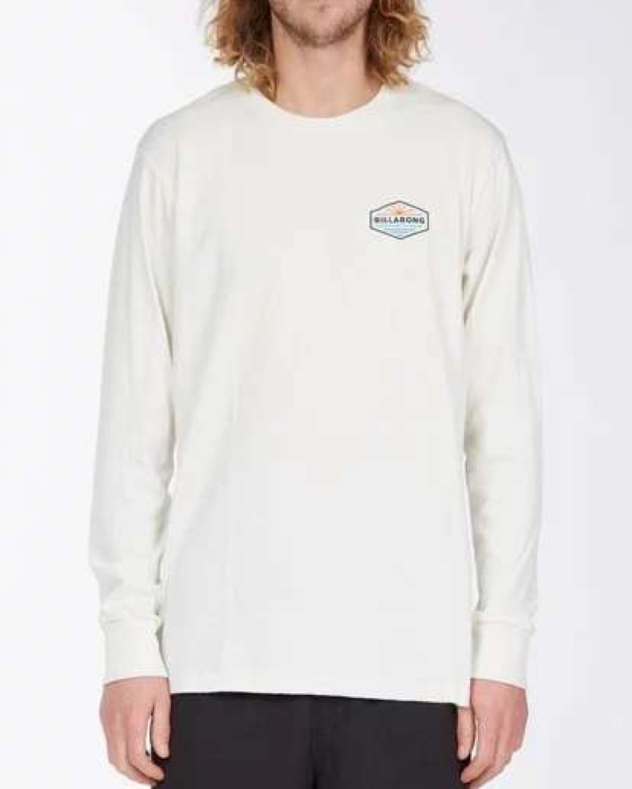 Tees * | Billabong A/Div Cove Long Sleeve T-Shirt Off White Off White (Ofw)