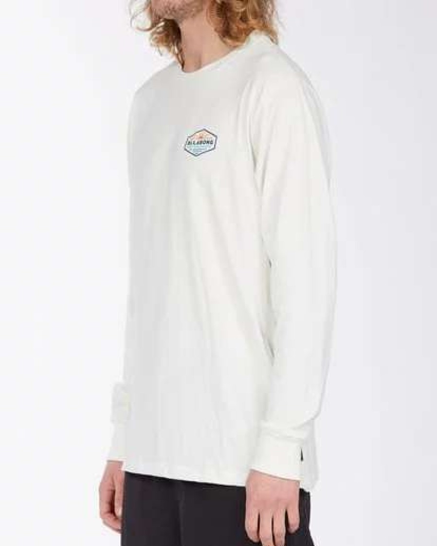 Tees * | Billabong A/Div Cove Long Sleeve T-Shirt Off White Off White (Ofw)