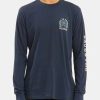 Tees * | Billabong Portal Long Sleeve T-Shirt Navy Navy (Nvy)