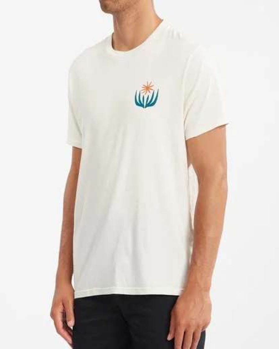 Tees * | Billabong Bloom Wave Washed Short Sleeve T-Shirt Off White Off White (Ofw)