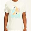 Tees * | Billabong Scarlet Short Sleeve Wave Washed T-Shirt Off White Off White (Ofw)