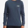 Tees * | Billabong Aloha Long Sleeve T-Shirt Navy Navy (Nvy)