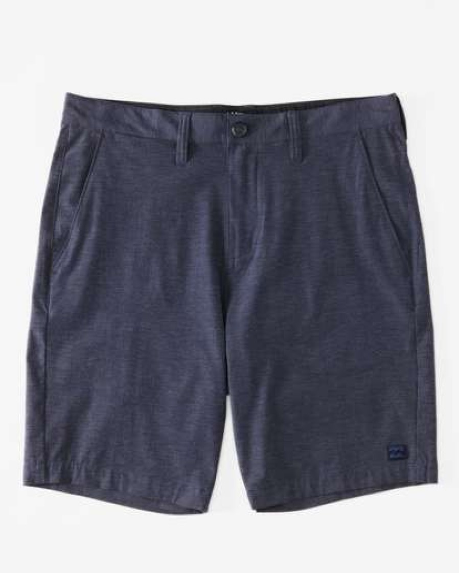 Shorts * | Billabong Crossfire Mid Submersible Shorts 19 Smoke Blue