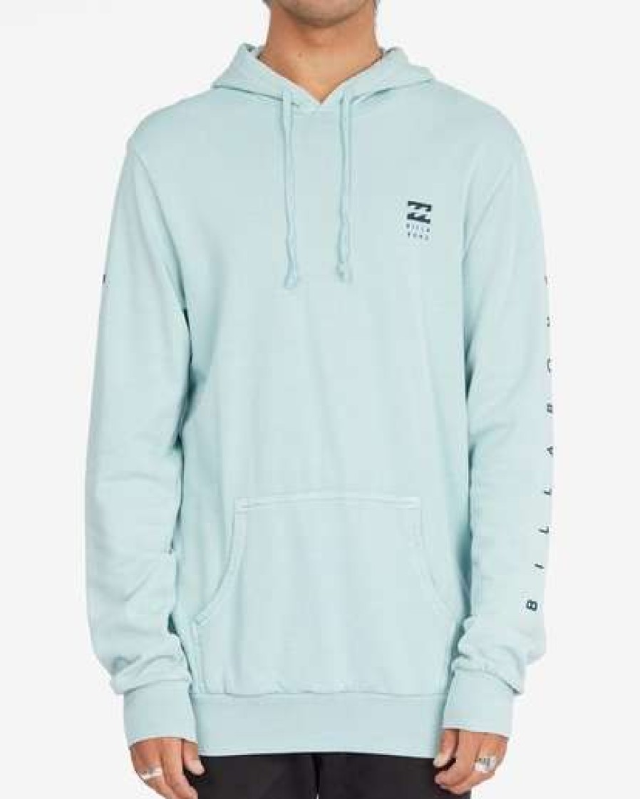 Hoodies & Fleece * | Billabong Unity Wave Washed Pullover Hoodie Seafoam Seafoam (Sfm)