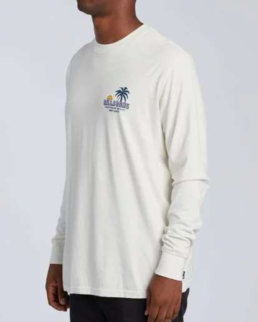 Tees * | Billabong Marakesh Long Sleeve T-Shirt Off White Off White (Ofw)