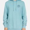 Hoodies & Fleece * | Billabong Wave Washed Coaster Pullover Hoodie Light Marine Light Marine (Ble0)