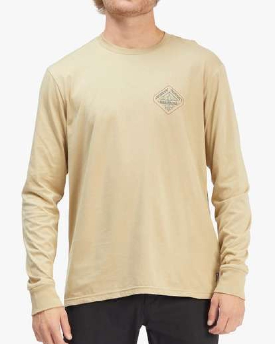 Clothing * | Billabong A/Div Remote Organic Long Sleeve T-Shirt Sand Dune Sand Dune (Sdu)