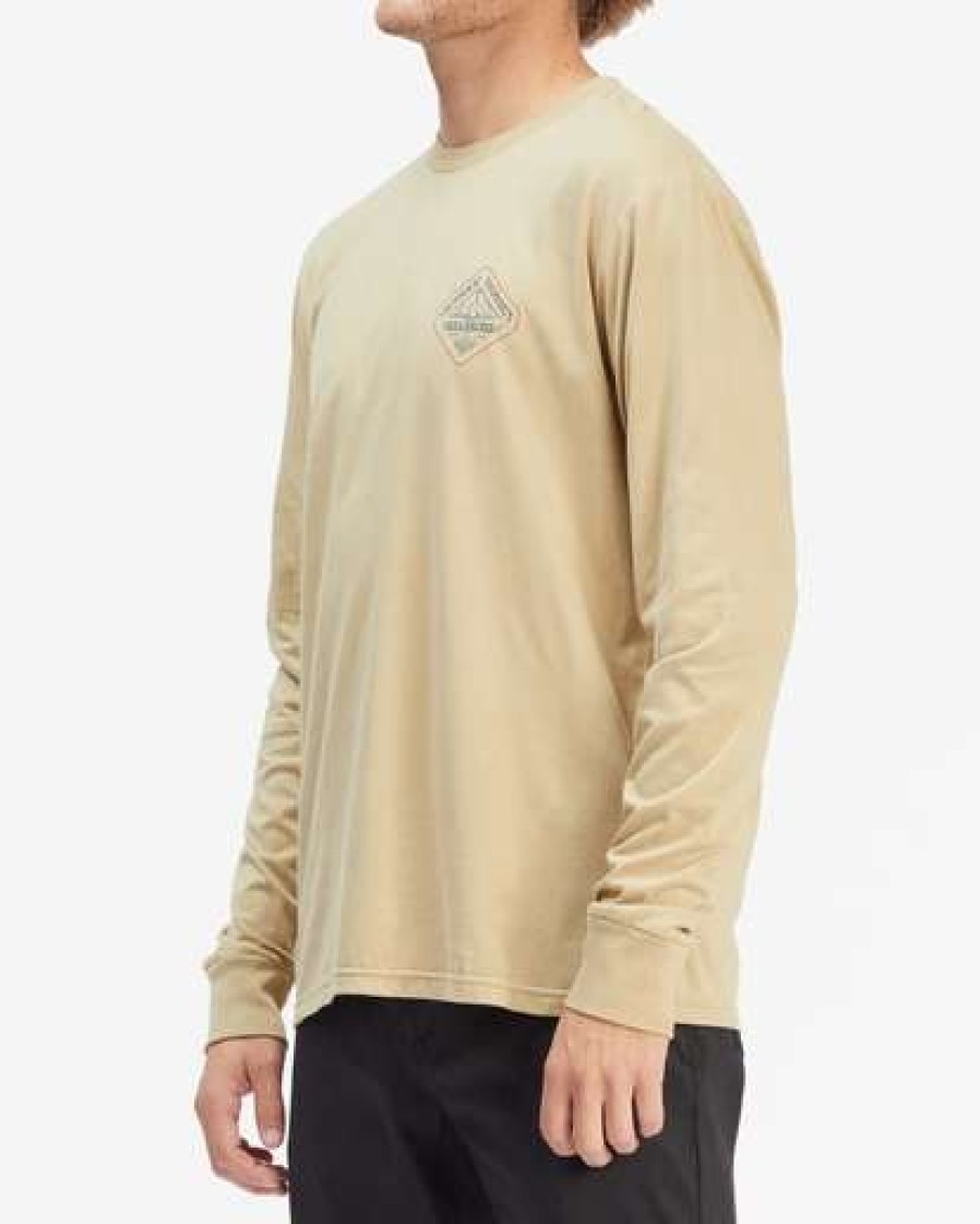 Clothing * | Billabong A/Div Remote Organic Long Sleeve T-Shirt Sand Dune Sand Dune (Sdu)