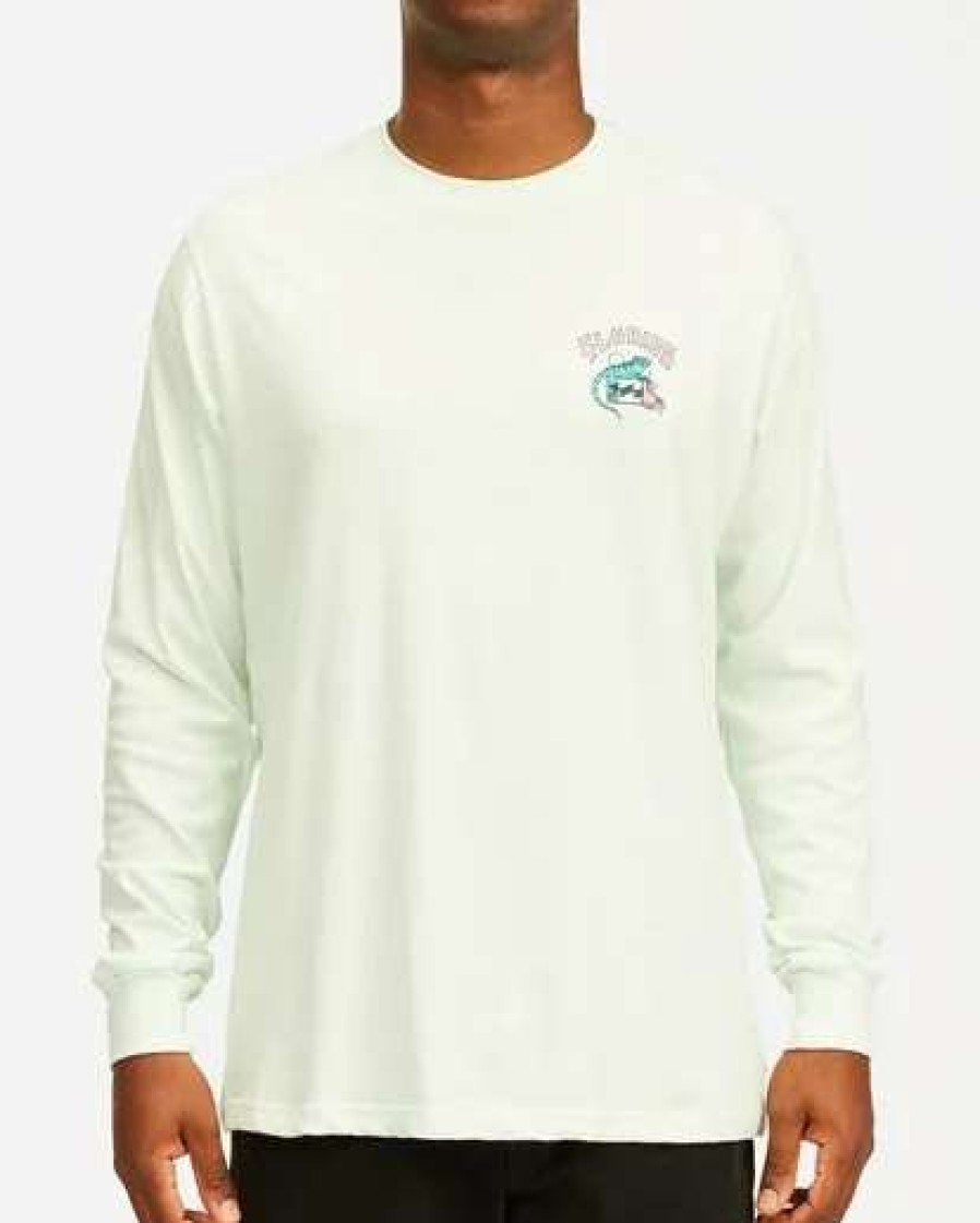 Tees * | Billabong Arch Florida Long Sleeve T-Shirt Seaglass Seaglass (Sgl)