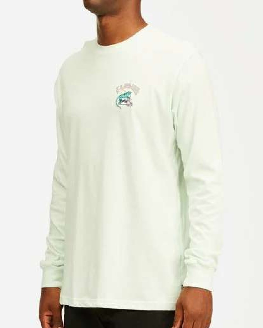 Tees * | Billabong Arch Florida Long Sleeve T-Shirt Seaglass Seaglass (Sgl)