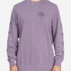 Hoodies & Fleece * | Billabong Wave Washed Coaster Crewneck Pullover Purple Haze Purple Haze (Phz)