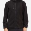 Fleece * | Billabong A/Div Boundary Zip-Up Sherpa Hoodie Black