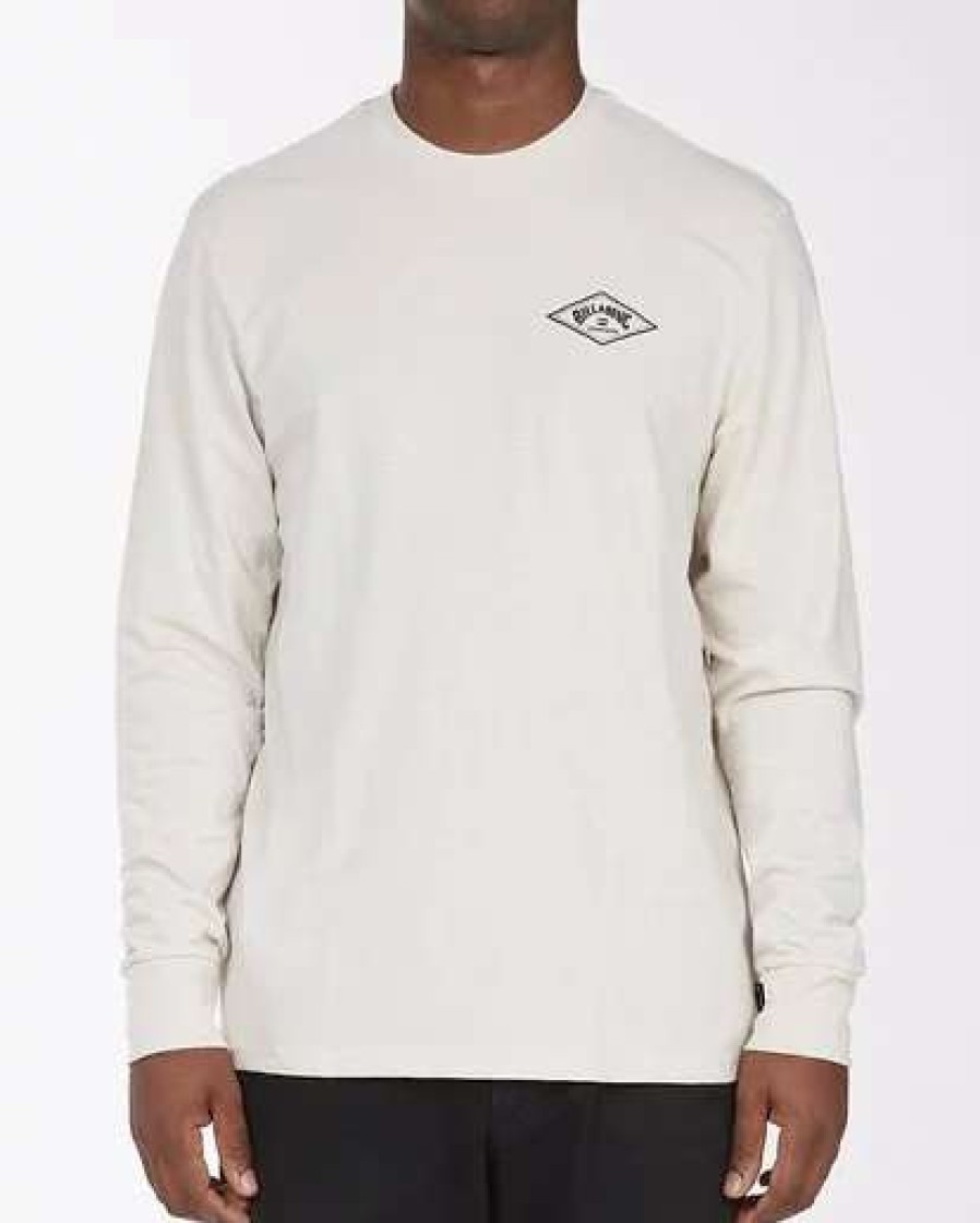 Tees * | Billabong A/Div Diamond Uv Long Sleeve T-Shirt Rock Rock (Roc)