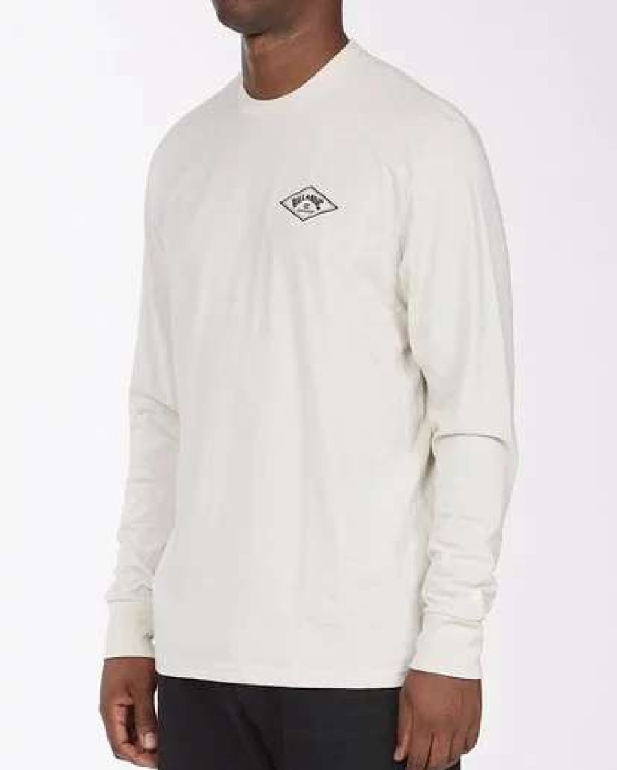 Tees * | Billabong A/Div Diamond Uv Long Sleeve T-Shirt Rock Rock (Roc)