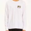 Tees * | Billabong A/Div Capitan Long Sleeve T-Shirt White White (Wht)