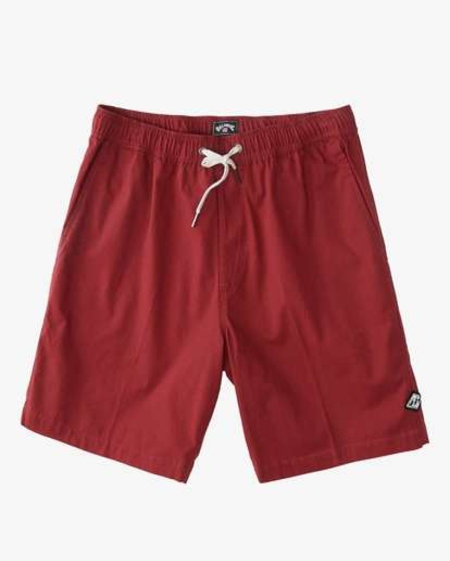 Shorts * | Billabong Larry Layback Short 17 Clay