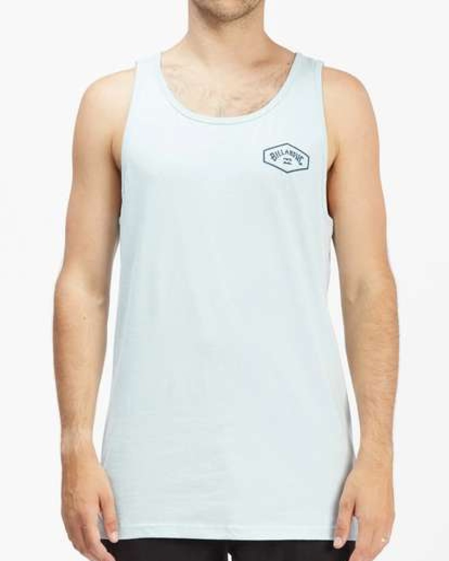 Clothing * | Billabong Exit Arch Tank Top Coastal Blue