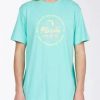 Tees * | Billabong Seal Florida Short Sleeve T-Shirt Light Aqua Light Aqua (Laq)