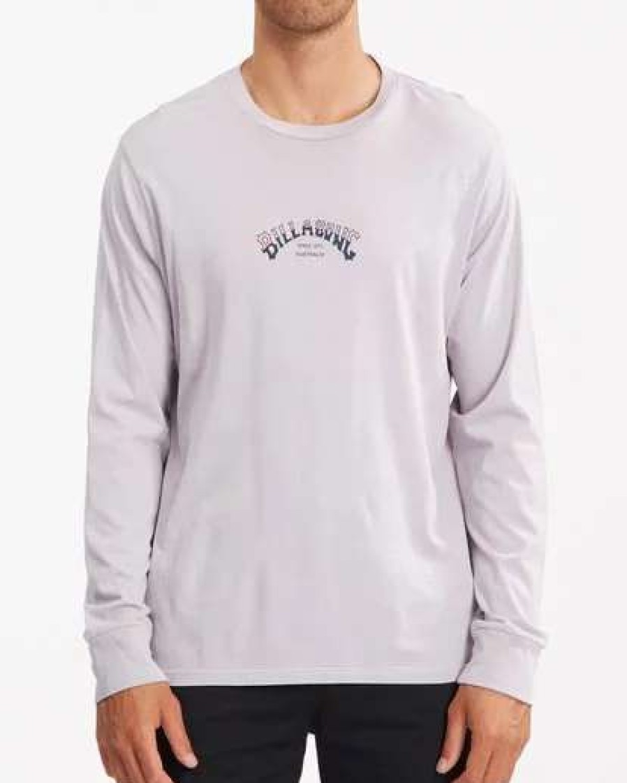 Tees * | Billabong Bong Wave Washed Long Sleeve T-Shirt Seamist