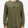 Clothing * | Billabong Diamond Wave Washed Long Sleeve T-Shirt Military