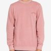 Clothing * | Billabong Wave Washed Crewneck Pullover Faded Rose