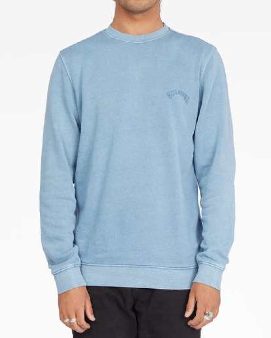 Clothing * | Billabong Wave Washed Crewneck Pullover Faded Rose